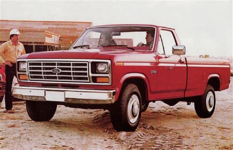 1983 F250 Red Ford