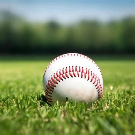 Download Baseball On Green Grass Backgrounds Online Creative Fabrica