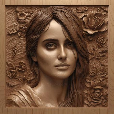 Famous Penelope Cruz 1 3dfms 8264 3d Stl Model For Cnc