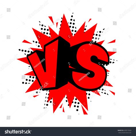 Vs Vector Letters Illustration Competition Icon Stock Vector (Royalty Free) 628519565 | Shutterstock