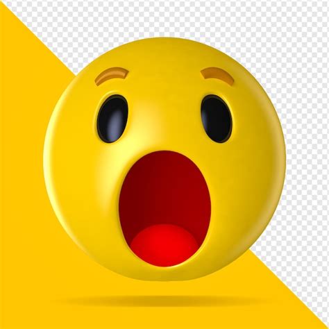 Emoji Amarelo Impresso Em 3d PSD Premium