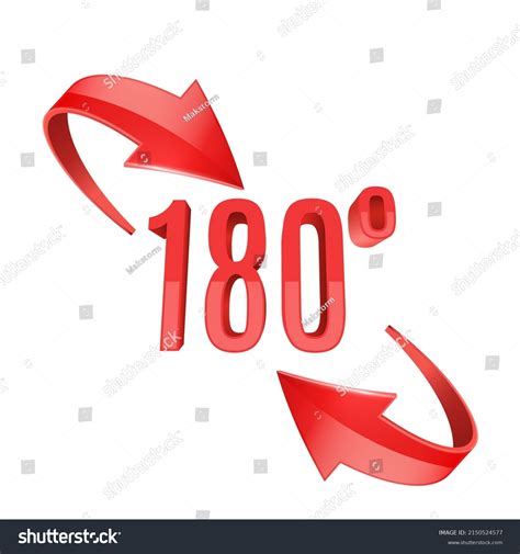 Red Glossy 3d Curve Arrows 180 Stock Vector Royalty Free 2150524577