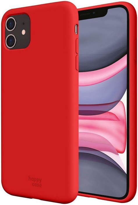 Happycase Apple Iphone Hoesje Siliconen Back Cover Rood Bol