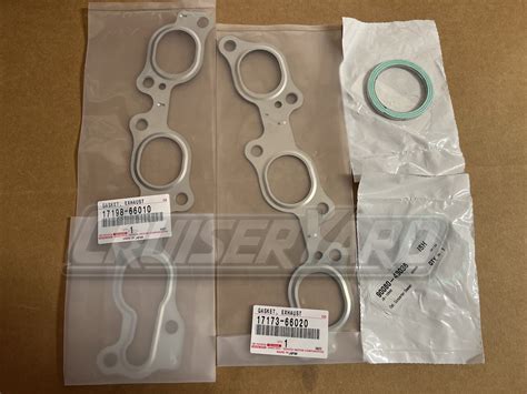 New Toyota Land Cruiser Oem Exhaust Manifold Gasket Kit Ishino Fzj Fz