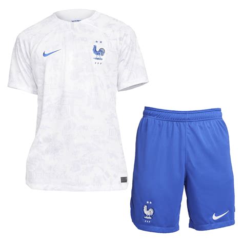 Conjunto Francia 2022 Segunda Equipación Visitante Copa del Mundo