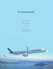 Cathay Pacific Airways 2022 Annual Report Financial Course Hero