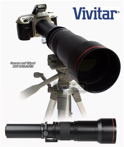 Vivitar 650 1300mm Lens Telephoto Zoom For Canon Eos 650d 600d 550d