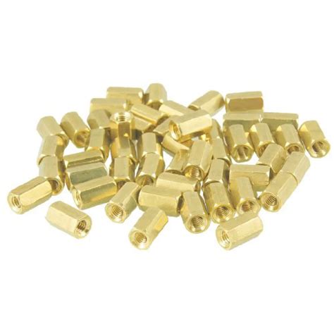 AUSD 50 Pcs Metal Hex M3 Female Screw PCB Standoff Spacers 8mm Body-in ...