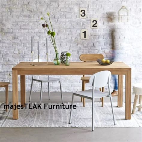 Dining Table Teak Barle Design Majesteak Furniture