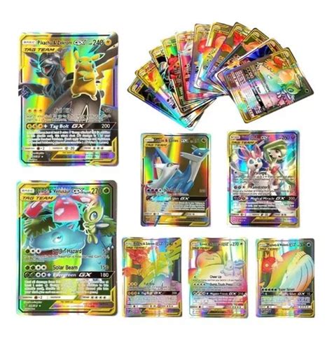 Lote Cartas Pok Mon Gx V Vmax Todas Fortes E Brilhantes