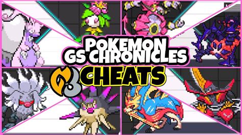 Pokemon GS Chronicles 2 7 Cheats Gen 9 Hisuian Legendary