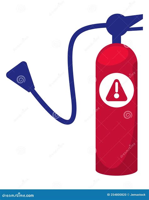 Red Fire Extinguisher Stock Vector Illustration Of Fire 254800820