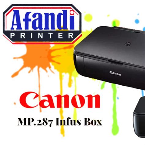 Jual PRINTER CANON MP287 COPY SCAN KOSONGAN UNIT Kab Bekasi Afandi