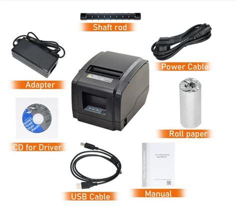 Auto Cutting Usb Serial Lan Port 80mm Thermal Receipt Pos Printer China Thermal Printer