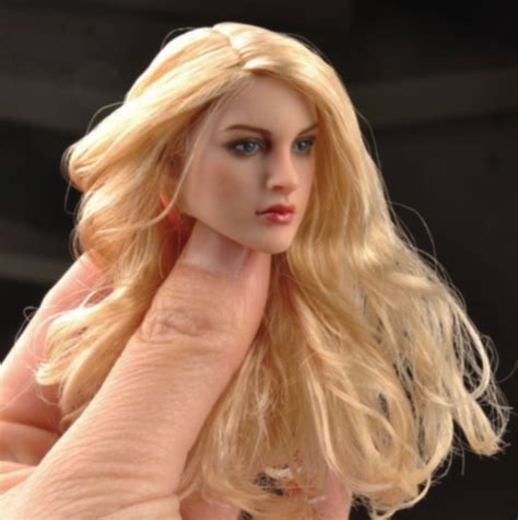 Kimi Kt007 1 6 European American Female Head Sculpt For Pale Phicen Ebay