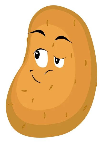 Smiling Cartoon Farm Potato Vegetable — Stock Vector © Seamartini 42753613