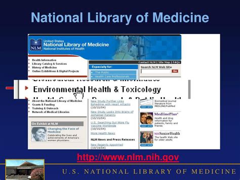 Ppt Your Health And The Environment Resources From The National Library Of Medicine