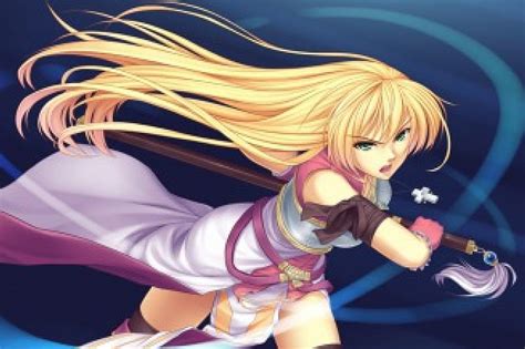 Warrior Knight Blond Fighter Green Eyes Blade Anime Hot Anime Girl Weapon Hd Wallpaper