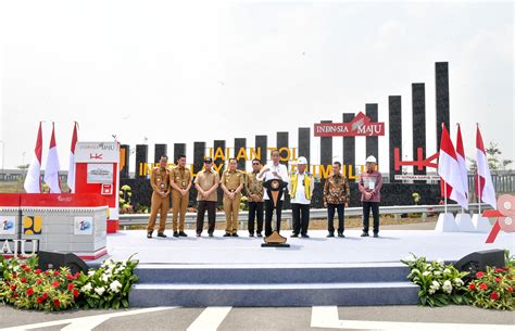 Sambutan Presiden Joko Widodo Pada Peresmian Jalan Tol Trans Sumatra