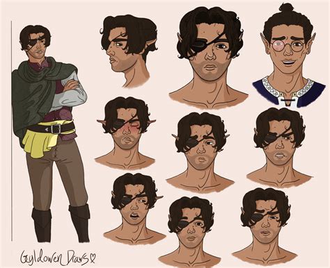 Rhys Character sheet by Gyldowen on DeviantArt