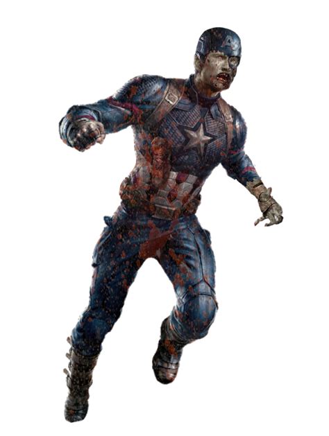 Captain america zombie by mineSonic06 on DeviantArt