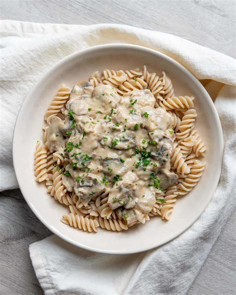 Vegan Mushroom Stroganoff Sarah S Vegan Kitchen