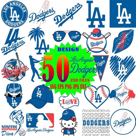 Los Angeles Dodgers Svg Dodgers Svg Files For Cricut Mlb Etsy In 2021