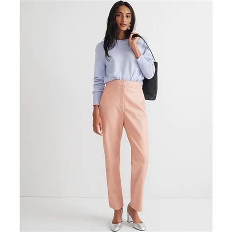 J Crew Pants Jumpsuits Jcrew Kate Straightleg Pant In Faux