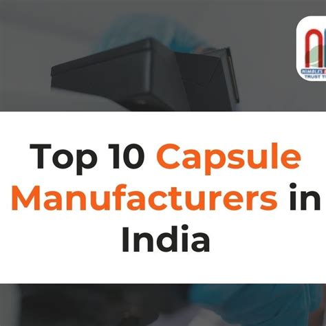 Top Pharma Tablets Manufacturers In India Nimbles Biotech