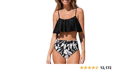 Cross Back Two Piece Bathing Suit For Women Flounce Bikini Set Artofit