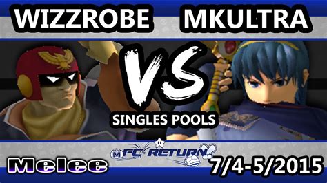 Fc Return Wizzrobe Captain Falcon Vs Mkultra Marth Ssbm Pools