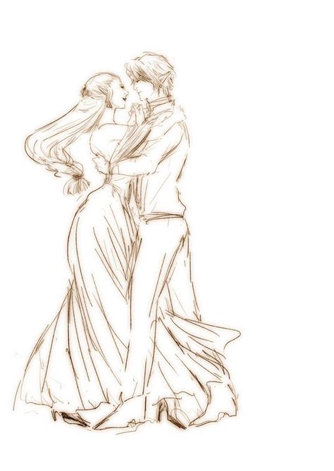 Couple Dancing Sketch