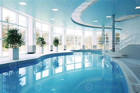 Indoor swimming pool in hotel spa and wellness center, Generative AI 31173086 Stock Photo at ...