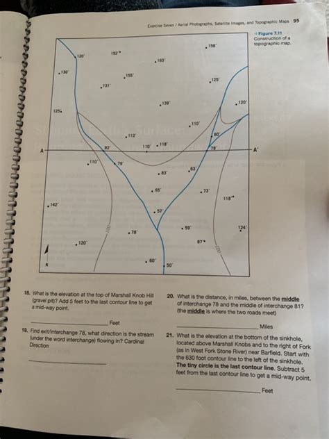 Solved LAB REPORT Topographic Maps Print Name Section Chegg