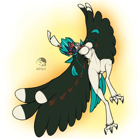 Rule 34 1girls Alternate Color Anthro Anthrofied Avian Beak Breasts Claws Decidueye