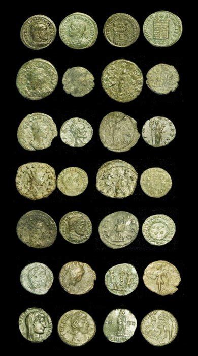 Roman Empire Lot Of Bronze Coins Folles Antoniniani Catawiki