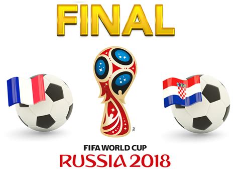 Fifa World Cup 2018 Final Match France Vs Croatia Png Photos Svg Clip