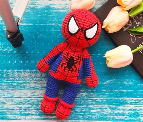 Crochet Spiderman Pdf Amigurumi Free Pattern Lovelycraft