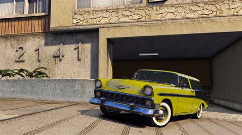 1956 Chevrolet Bel Air Nomad Add On LODs GTA5 Mods