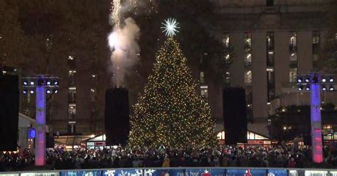 Christmas Trees Holiday Lights Going Up Across Tri State Area Cbs