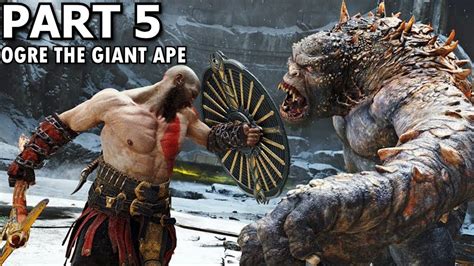 God Of War Walkthrough Gameplay Part Killing Ogre The Giant Ape