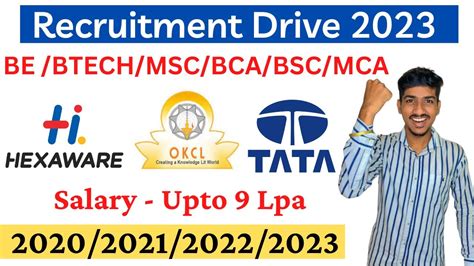 Hexaware Off Campus Drive 2023 Hexaware Recruitment 2023 Hexaware