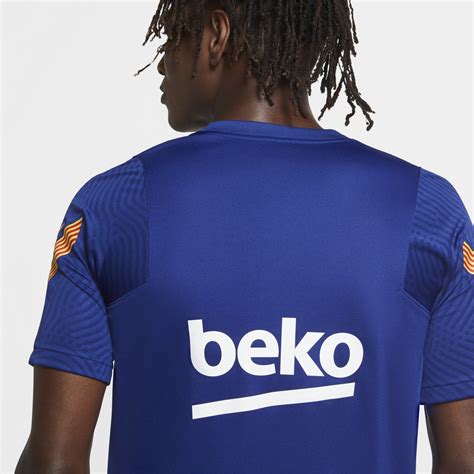 Maillot entraînement FC Barcelone bleu 2020 21 sur Foot fr