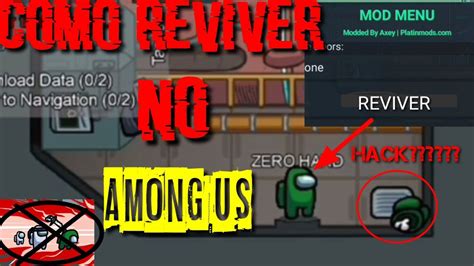 Como Reviver No Among Us Hack Mod Menu Among Us Youtube