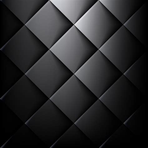 Fondo Geométrico Negro Vibrante Vector Premium