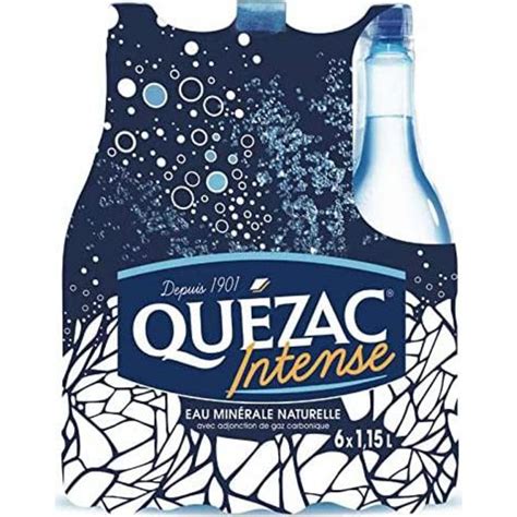 Quezac Eau Min Rale Naturelle Gazeuse Intense X L Pack De