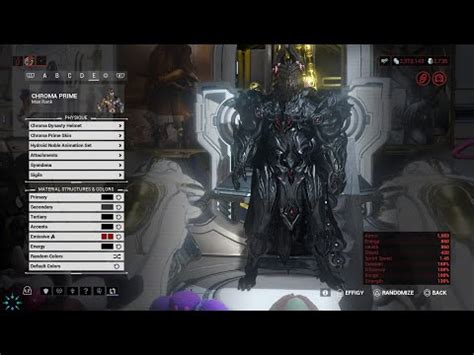 Warframe Berserker Armor Chroma Fashion Frame Youtube