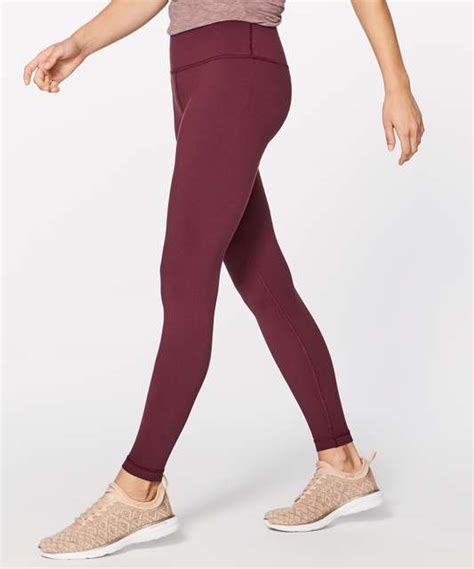 Lululemon Wunder Under Hi Rise Tight 28 Variegated Knit Brushed