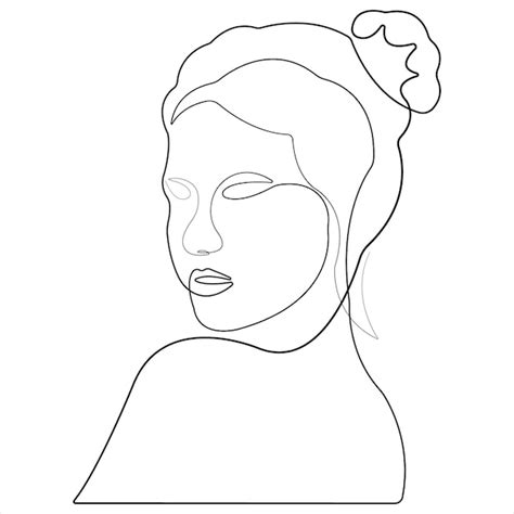 Premium Vector Beauty Woman Body One Line Art Drawing Naked Female