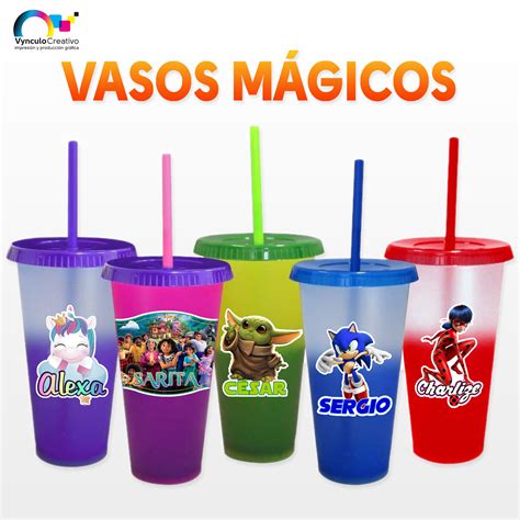 Vaso M Gico Personalizado Cambia De Color Vynculo Creativo